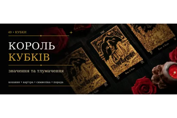 Король Кубков: значение карты Таро