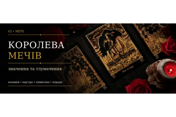 Королева Мечей: значение карты Таро