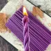 Цветные восковые свечи 20 см (20 шт/упаковка)