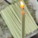Цветные восковые свечи 20 см (20 шт/упаковка)