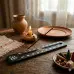 Підставка для пахощів "Ом" із дерева, чорна