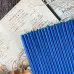 Тонкі воскові свічки - Сині 20 см (20 шт/упаковка)