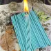 Тонкі воскові свічки - Блакитні 20 см (20 шт/упаковка)