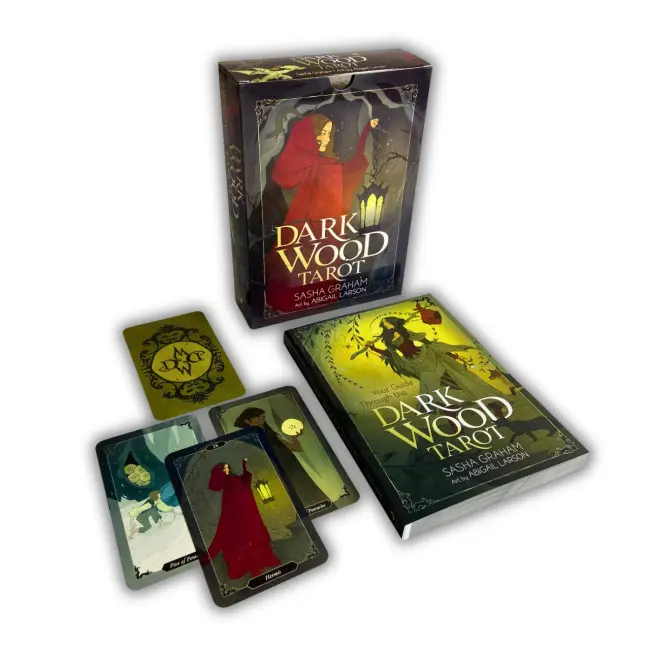 Подарунковий набір таро - Темного лісу, Dark Wood Tarot, книга + карти