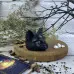 Воскова чорна свічка - Магічний кіт (6 см)