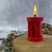 Воскова червона свічка - Уруз (8 см)