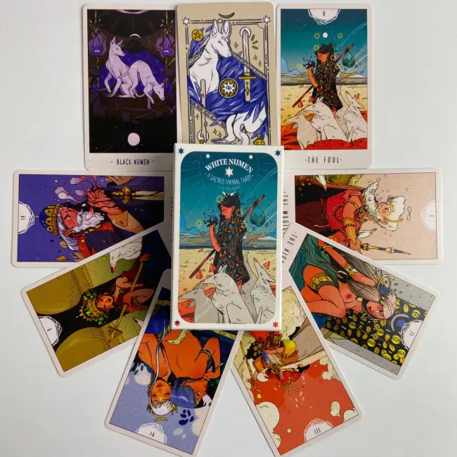 Карти Таро - Білого Божества, зменшена (White Numen Tarot)