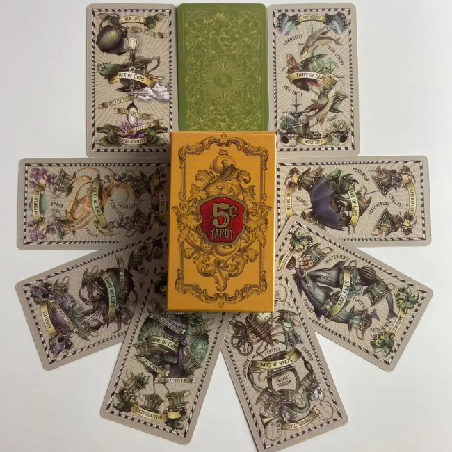 Карти Таро - 5-ти центове, зменшена (The 5-cent tarot by Madam Clara)