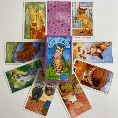 Карти Таро - Кішок, зменшена (Cat Tarot)
