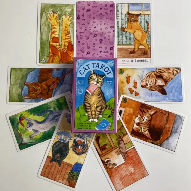 Карти Таро - Кішок, зменшена (Cat Tarot)