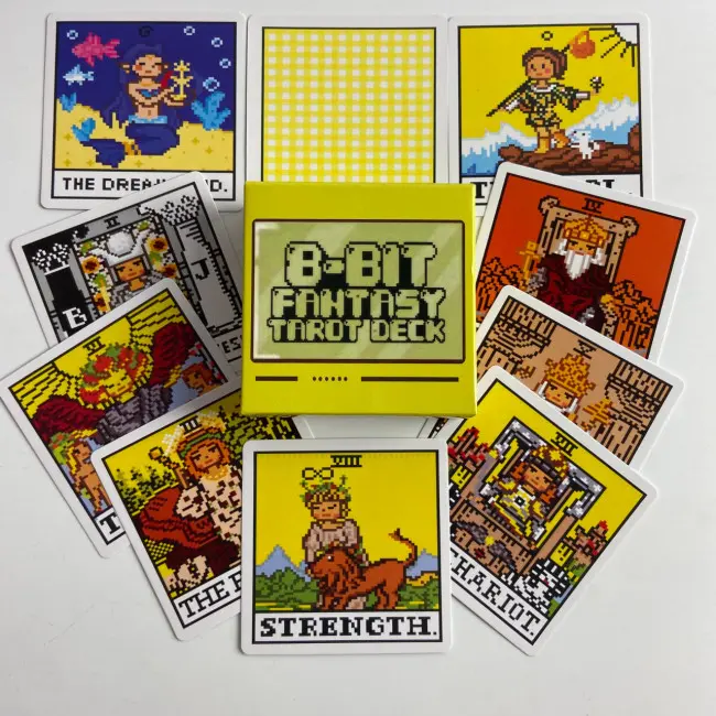Карти Таро - Восьмибитне Таро, зменшена (Super 8-Bit Tarot)