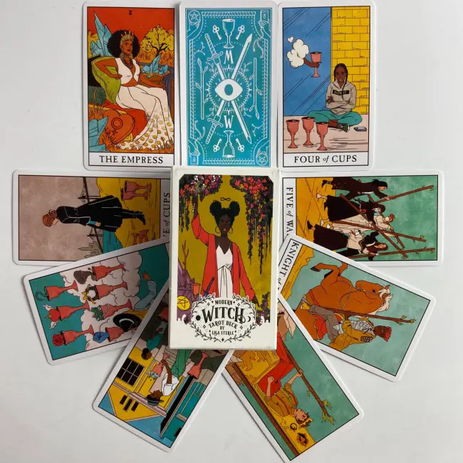 Карти Таро - Сучасної відьми, зменшена (Modern Witch Tarot)