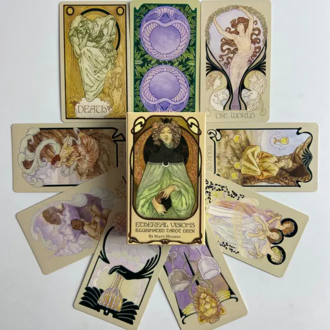 Карти Таро - Ефірні Бачення, зменшена (Ethereal Visions Illuminated Tarot)