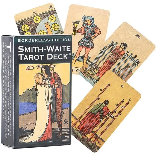 Карти Таро - Безрамкове Таро Сміта-Уейта, зменшена (Smith-Waite Tarot Deck Borderless)