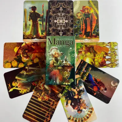 Карти Таро - Традиційна Манга, зменшена (Traditional Manga Tarot)