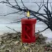 Воскова червона свічка - Райдо (8 см)