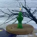 Воскова зелена свічка - Раб (9 см)