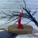 Воскова червона свічка - Раб (9 см)