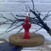 Воскова червона свічка - Раб (9 см)
