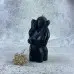 Воскова чорна свічка - Пристрастна пара (10 см)