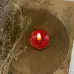 Воскова чорна свічка - Кривавий циліндр (10 см)