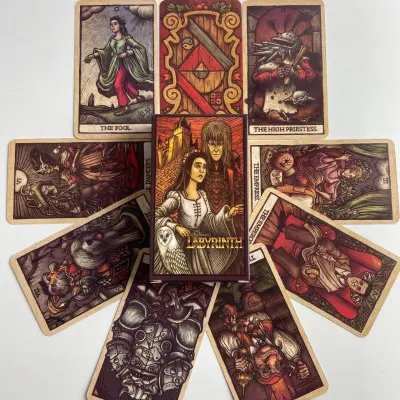 Карти Таро - Лабіринт, зменшена (Labyrinth Tarot)