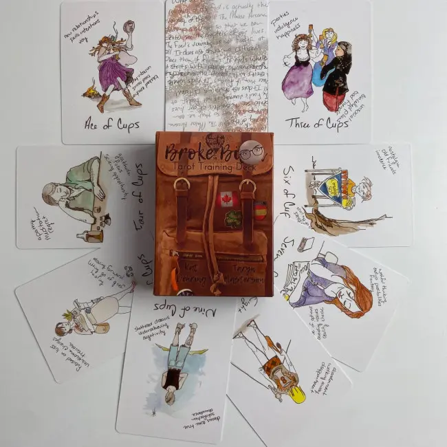 Карти Таро - Broke Bitch, зменшена (Broke B-Word Tarot Card Training Deck)