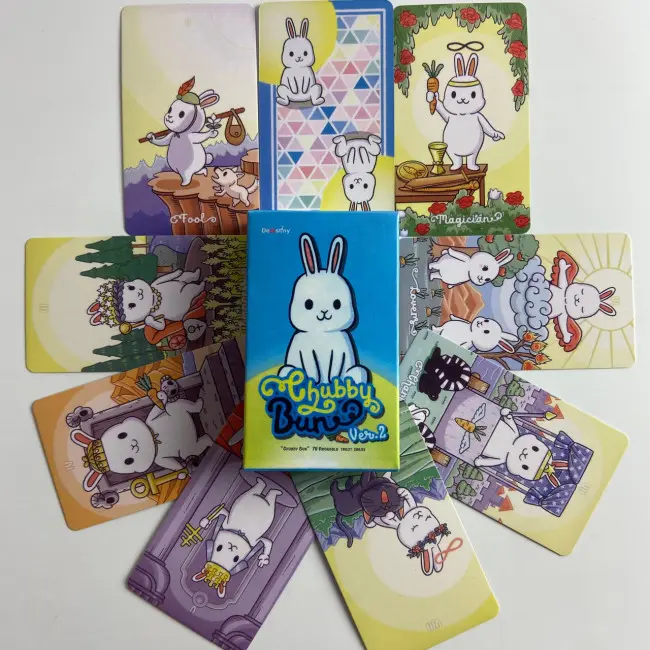 Карти Таро - Пухкої Булочки, зменшена (Chubby Bunny Tarot)