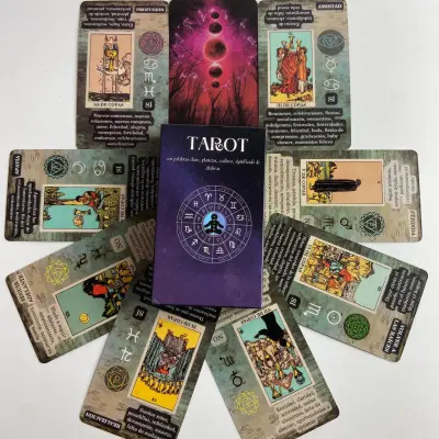 Карти Таро - З ключовими словами Іспанською, зменшена (Future Fate Indicator Forecasting Cards)