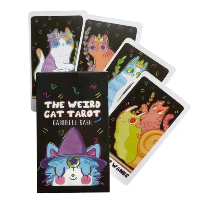 Карти Таро - Дивної Кішки, зменшена (Weird Cat Tarot)