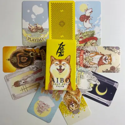 Карти Таро - Собака Айбо, зменшена (Aibo Tarot Deck)