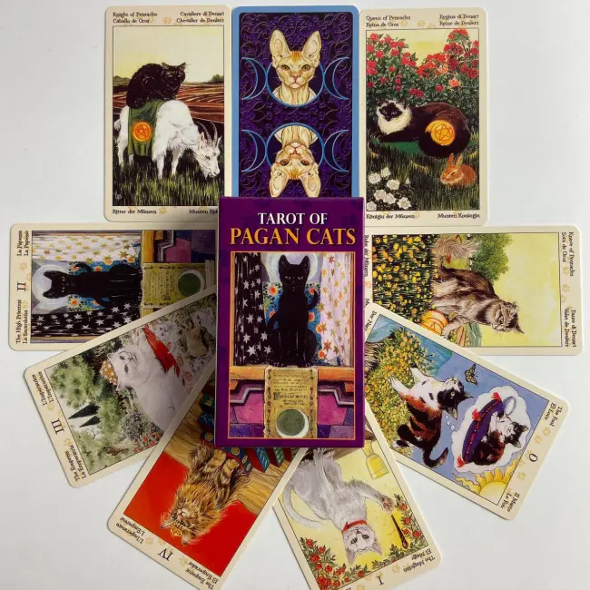 Карти Таро - Язичницьких Кішок, зменшена (Tarot of Pagan Cats)