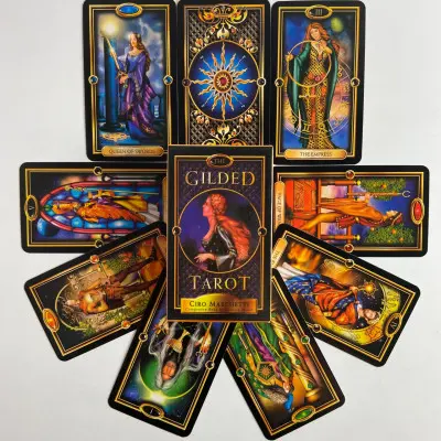 Карти Таро - Королівське Позолочене, зменшена (Gilded Tarot Royale Deck)