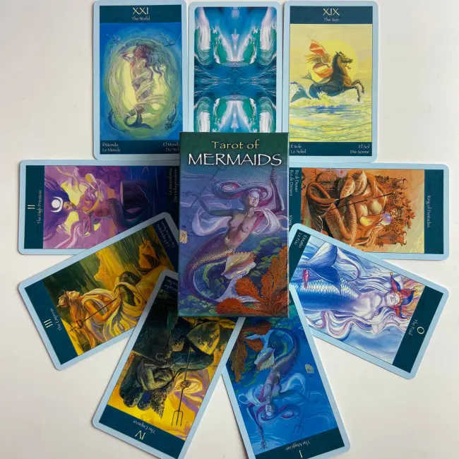 Карти Таро - Чарівний Світ Сірен, зменшена (Tarot of Mermaids)