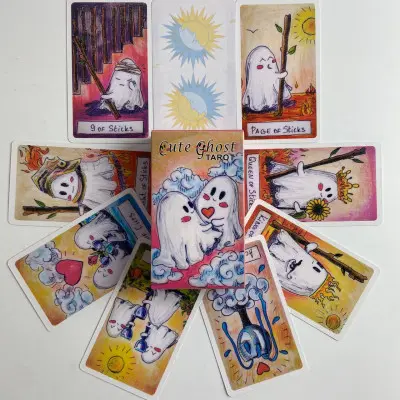Карти Таро - Милого Привиду, зменшена (Cute Ghost Tarot)