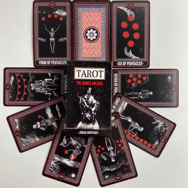 Карти Таро - Кісток, зменшена (The Bones Arcana Tarot)
