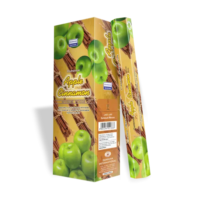 Вугільні пахощі - Apple Cinnamon, Darshan (Яблуко та Кориця)