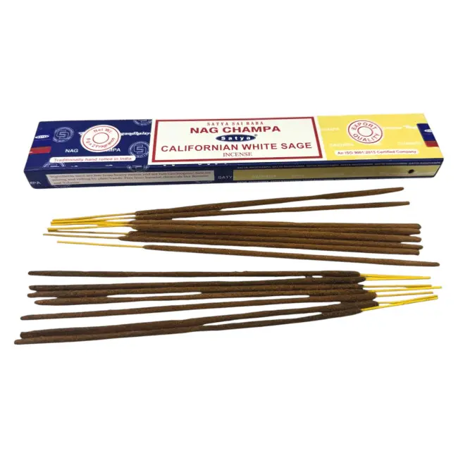 Пилкові пахощі - Nag Champa & Californian White Sage, Масала Satya (Наг Чампа & Каліфорнійська біла шавлія)