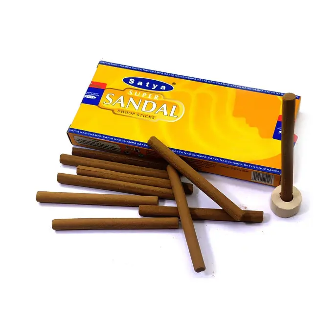 Безосновні пахощі - Super Sandal, Dhoop Sticks, Satya (Супер Сандал)