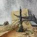 Воскова бронзова свічка - Магічна мітла (14 см)