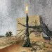 Набор восковых черных свечей - Ведьма и Метла