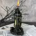 Воскова золота свічка - Чорний Жрець (15 см)