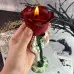 Воскова свічка - Троянда Смерті (18 см)