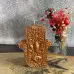 Воскова бронзова свічка - Рука Фатіми, Світло Хамси (11 см)