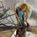 Воскова жовта свічка - Битва Архангела Михаїла (14 см)