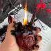 Воскова чорна свічка - Серце (7 см)