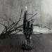 Воскова срібна свічка - Рука Бафомета (19 см)