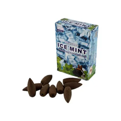 Арома-конуси зі зворотним потоком - Ice Mint Backflow Dhoop Cones, Darshan (Крижана М'ята)