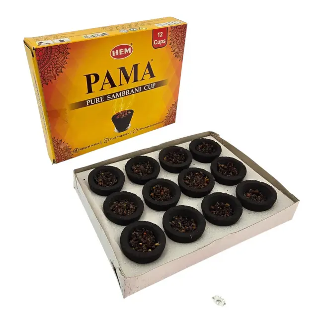 Набір ароматичних чаш - Pama Pure Sambrani Cup, HEM