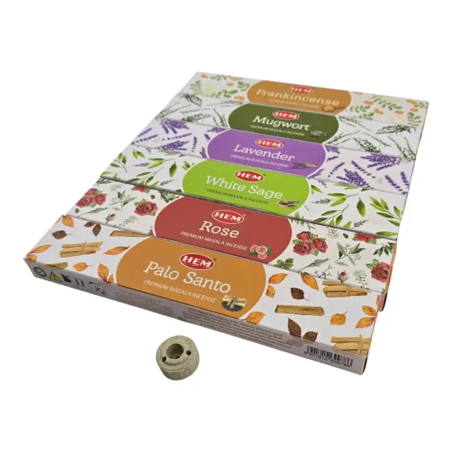 Набір пилкових пахощів - Nature Series Incense Organic Blends Masala Incense, Масала HEM